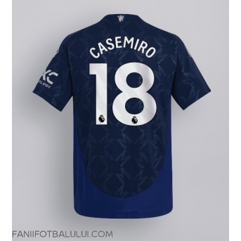 Manchester United Casemiro #18 Tricou Fotbal Replică 2024-25 Barbati Deplasare